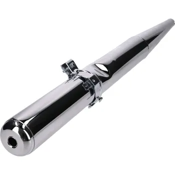 Výfuk pro motocykl Chromovaný výfuk 28 mm pro Simson S51 a Enduro S70