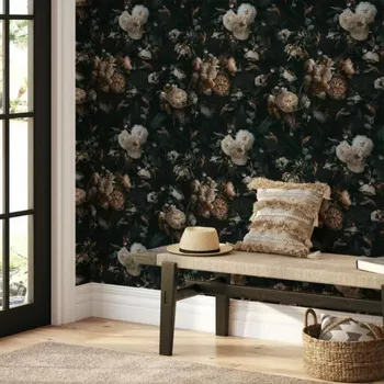 YokoDesign Tapeta do dětského pokoje Různobarevné květiny Výška tapety: 250 cm