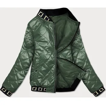 Dámská bunda Zelená bunda pro ženy bomber 158E1B SWEST, odstíny zelené XXL (44) i392_19644-48