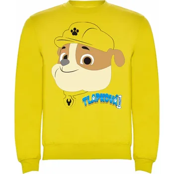 Dívčí mikina Mikina bez kapuce Rubble Tlapková Patrola Barva: Žlutá, Velikost: 122/128 - 7/8let