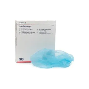 Čepice Čepice operační 61cm netkaný textil modrá 100ks CVET