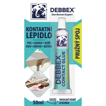 Stavebniny DEN BRAVEN Lepidlo kontaktní 50ml BLISTR -DEBBEX /60030DBX/