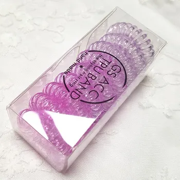 Dámské populární spirálové gumičky do vlasů (9 ks v balení) Barva: Purple