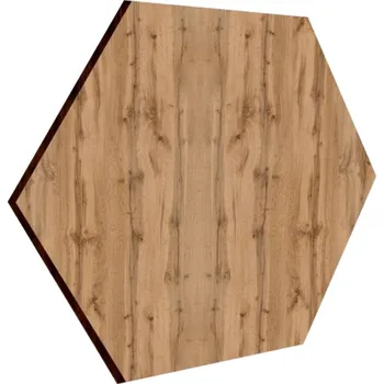 Obklad MDF panel Heksagon 30x26cm Dub Wotan