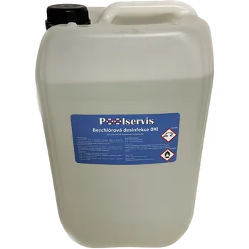 Bazénová chemie Poolservis Bezchlorová desinfekce 20L - Peroxid vodíku OXA 35 % Doprava: Pouze osobní odběr Pardubice