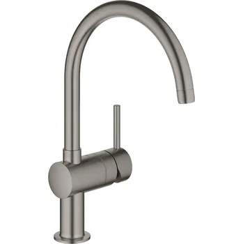 Vodovodní baterie Grohe Minta - Dřezová baterie, kartáčovaný Hard Graphite 32917AL0
