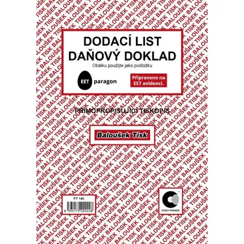 Baloušek Tisk PT140 dodací list -…