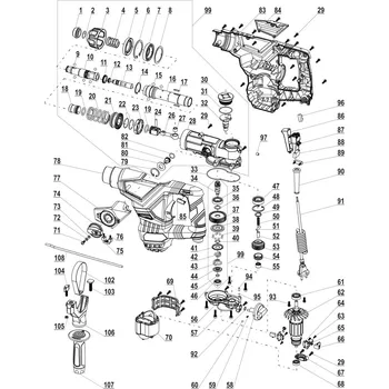 Těsnění motoru Těsnění pístu DEDRA XDED7836.19