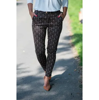 Dámské kalhoty Kalhoty dám. Chic et Jeune 5119-170 barva: hnědá , velikost: 36