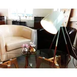 EGLO Stolní lampička DUNDEE Vintage Eglo 49337 pastelově modrá 44cm