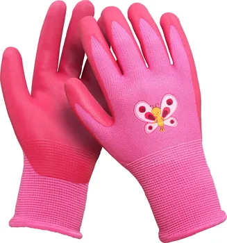 Pracovní rukavice Dykeno Kids Girl 003-K15V-05 růžové 5