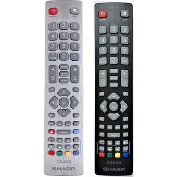 Dálkový ovladač SHARP AQUOS SHW/RMC/0002N - originální dálkový ovladač STŘÍBRNÝ