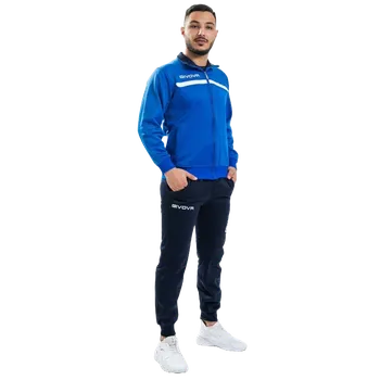 tepláková souprava givova One Full Zip modrá/tmavě modrá 0204 XXXL