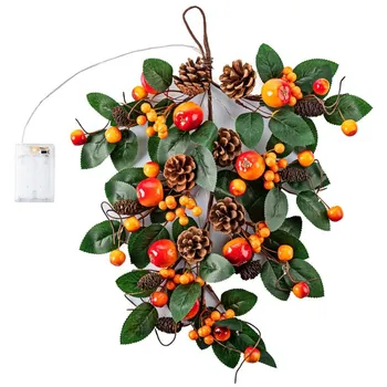 Závěsná dekorace Jablka 679531 22 LED teplá bílá