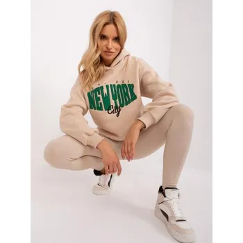 Dámská mikina Dámská mikina s nápisy OLDOC béžová