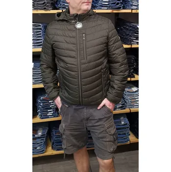Pánská zimní bunda NORTFOLK 330591N14N Barva: Khaki, Velikost: M