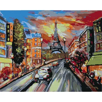 Diamondi Diamantové malování - BAREVNÁ PAŘÍŽ Rozměr: 40x50 cm, Rámování: bez rámu a bez vypnutí plátna