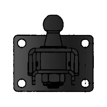Tažné zařízení Přírubový čep C4 (D=22,64 kN) Westfalia