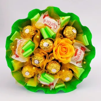 umělá květina Ateliér Confetti Kytice z bonbónů - Klára