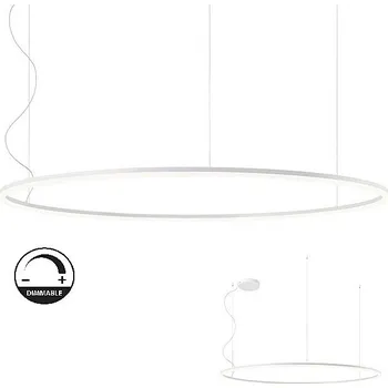 Stmívatelné závěsné LED svítidlo Orbit 01-1718-TRIAC 3000K Ø 150cm, Redo Group