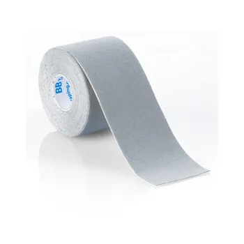 BB Tape Kinesiology Tape 5 cm x 5 m, šedá
