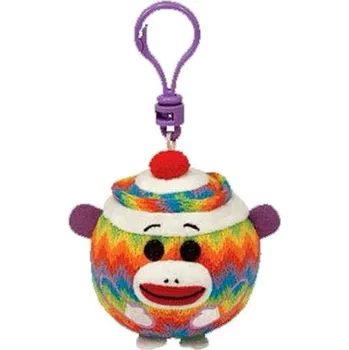 Plyš TY Beanie Ballz přívěšek opice duhová