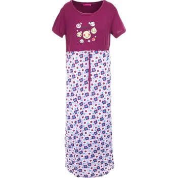 Dámská noční košile Noční košile Smile - fialová Velikost: M