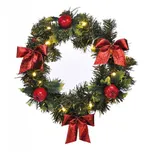 Vánoční LED věnec na dveře 28 cm