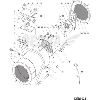 Knoflík Knoflík stojanu DEDRA XDED9931.12