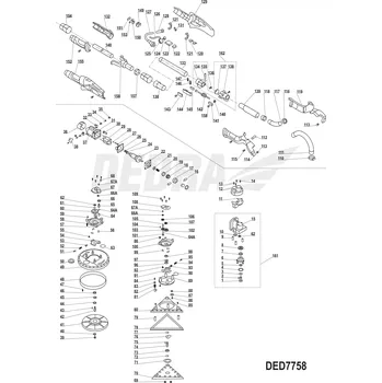 Šroub Upevňovací šroub disku DEDRA XDED7758.39