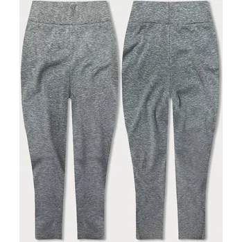 Dámské legíny Sportovní šedé legíny s vysokým pasem J.STYLE, odstíny šedé XL (42) i392_22115-3