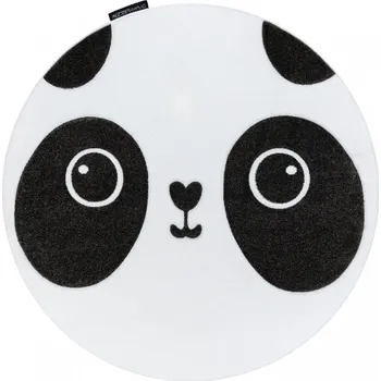 Koberec Hans Home Dětský kusový koberec Petit Panda white kruh - 120x120 (průměr) kruh