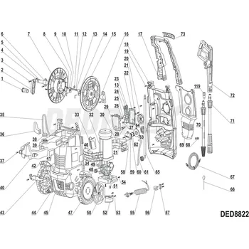 Ventil Regulační ventil množství pracího prostředku DEDRA XDED8822.62