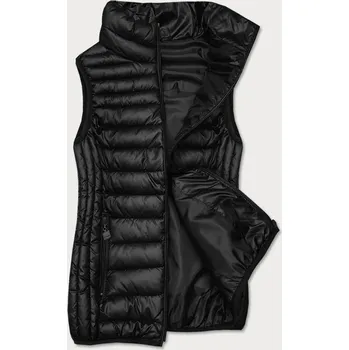 Dámská vesta Černá dámská vesta se stojáčkem 8385 SWEST, odstíny černé S (36) i392_18894-46