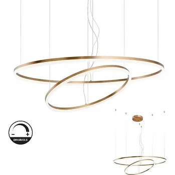 Stmívatelné závěsné LED svítidlo Orbit 01-1721-TRIAC 3000K Ø 100cm, Redo Group