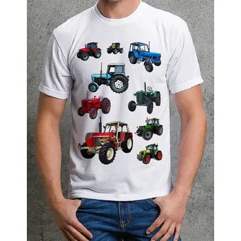 Chlapecké tričko tričko MIX traktorů 3XL