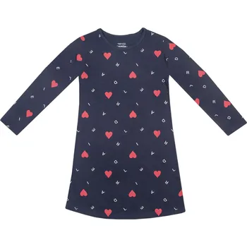 Dívčí noční košile - Wolf S2382, tmavě modrá Barva: Modrá tmavě, Velikost: 170