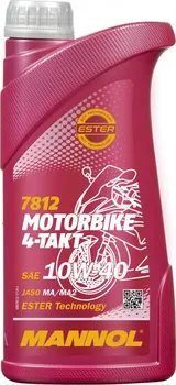 Motorový olej Mannol Motorbike 4T 7812 10W-40 1 l