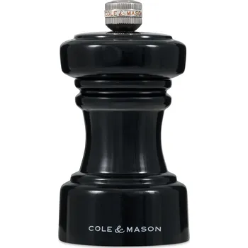 Kuchyňský mlýnek Cole&Mason Mlýnek na sůl Hoxton Black Gloss Precision+