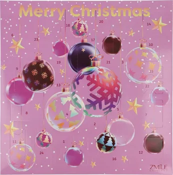 Kosmetická sada Zmile Cosmetics 3D Christmas Ball adventní kalendář