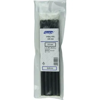 Vrták Vrták OREN DIN 340 HSS, válcovaný 6,5 mm