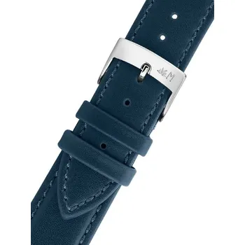 Řemínek na hodinky Kožený řemínek Morellato Kadjar 5753C23.062 L, modrý