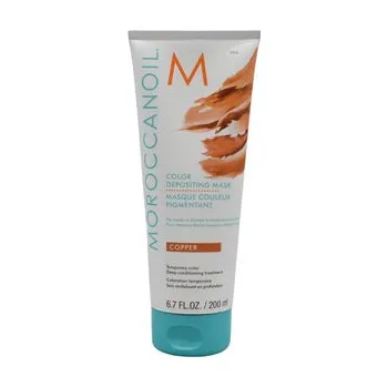 Vlasová regenerace MoroccanOil Depositing Mask pigmentová maska na vlasy 200 ml, Copper