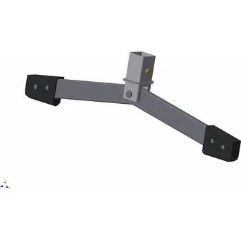 Žebřík Jednonohý tyrolský žebřík - Kloubová základna s gumovými patkami