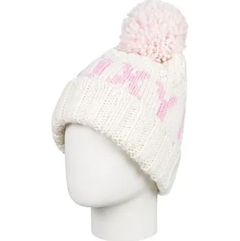 Čepice Roxy dětská zimní čepice Tonic Girl Egret | Bílá | Velikost One Size