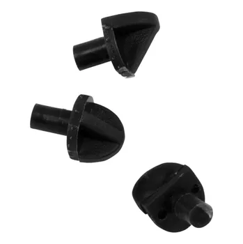 Nábytkové kování DOMINO Šteft podpěrka nábytkových polic černá (10 ks.)