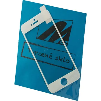 1Mcz Glass 5D tvrzené sklo pro Apple iPhone 5 / Apple iPhone 5S / Apple iPhone SE bílá