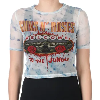 Dámské tričko Tričko metal dámské Guns N' Roses - Welcome To The Jungle - ROCK OFF - GNRMCT143LW - XXS