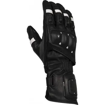 Moto rukavice Pánské motocyklové rukavice Knox OULTON MK2 černo-bílé Velikost: S