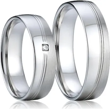 Prsten Ocelové snubní prsteny SP-7005